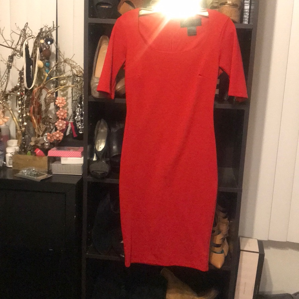 Red dress